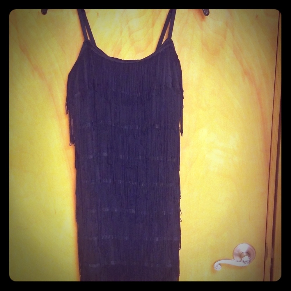 Forever 21 Fringe Dress LARGE